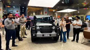 Thar Lovers, Buckle Up – New Thar Arrives at Raj Vehicles Showroom!